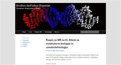 Desktop Screenshot of drustvo-biofizikov.si
